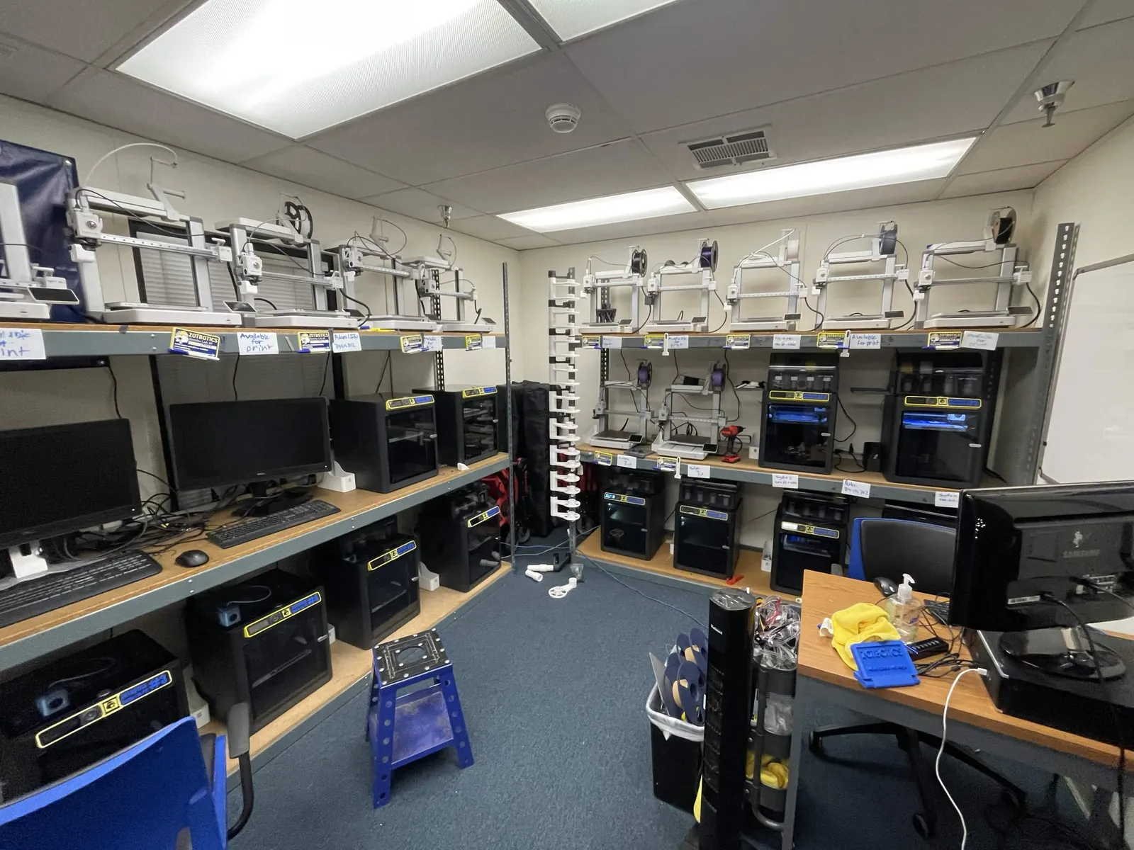Inside the ZIMS makerspace