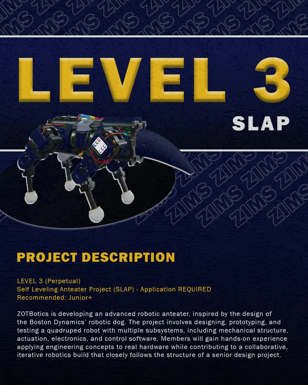 Level 3: Self-Leveling Anteater Project